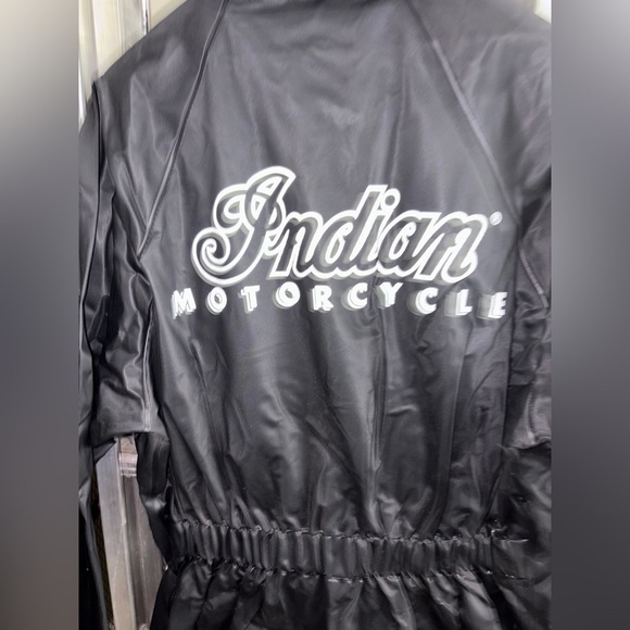 Authentic Indian Motorcycle Rain Resistance Suit Pants Jacket New Size M - Picture 8 of 8